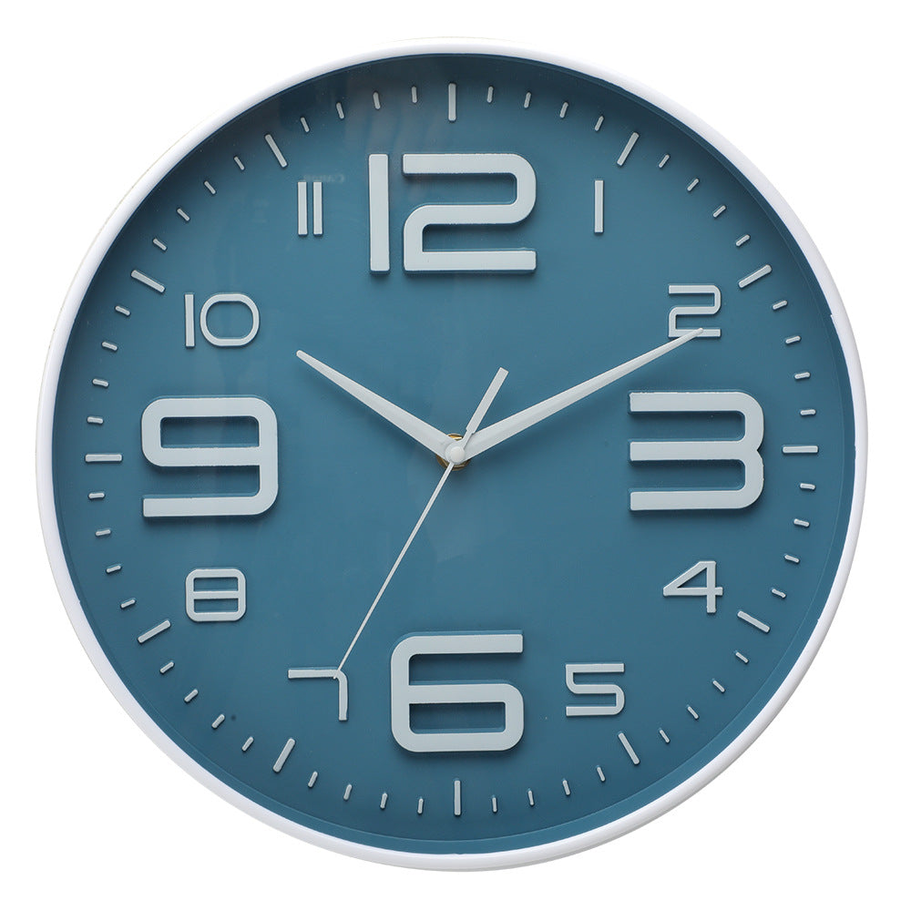 Wanduhr mit großem Ziffernblatt und modernem Design Brehn