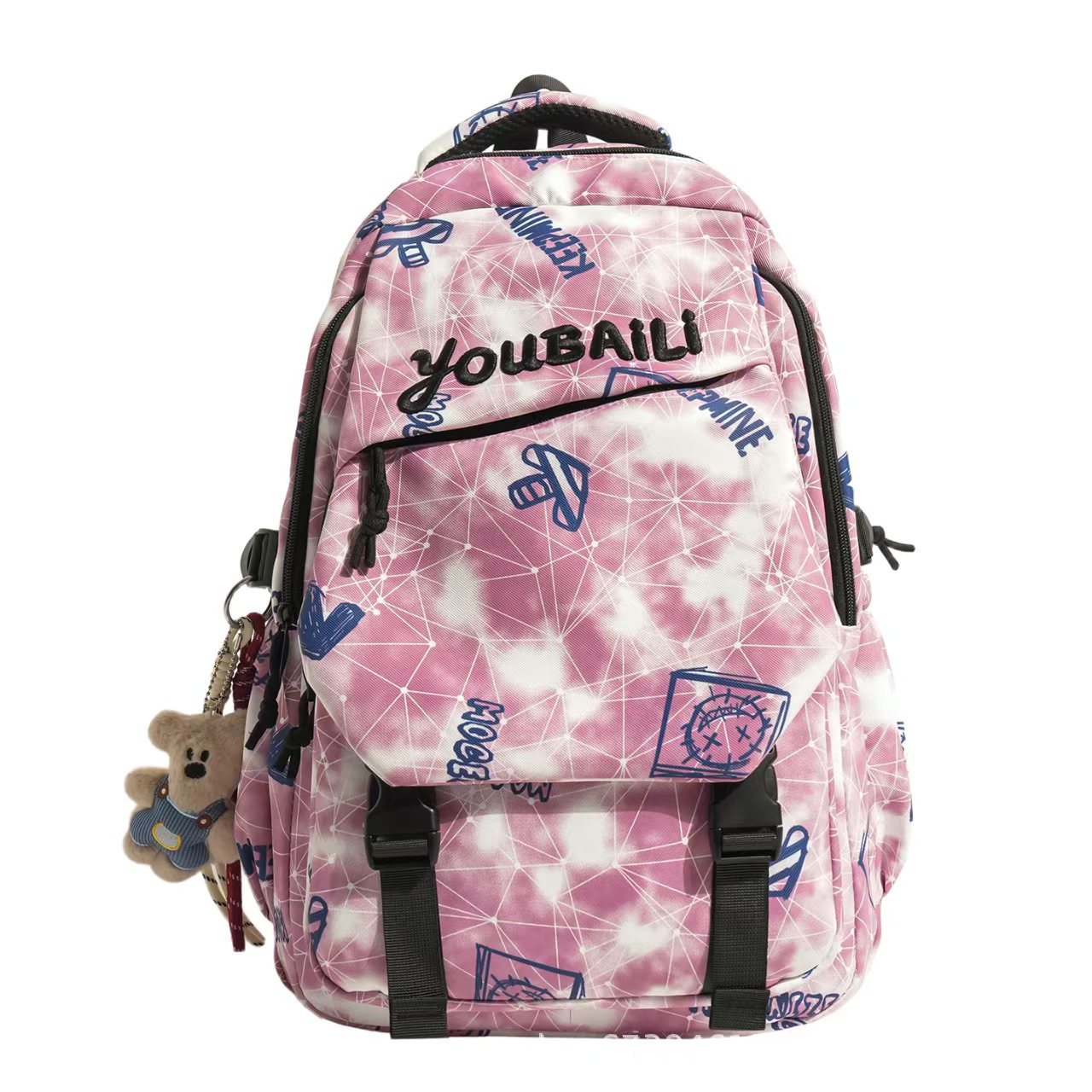 Trendy Grafikdruck Rucksack Brehn
