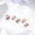 Künstlerisches Press-On-Nagelset mit Blumenmuster Brehn
