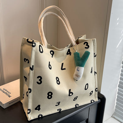 Lässige Canvas-Shopper-Tasche