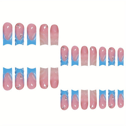 Künstlerische Gel-Nagelerweiterungen Brehn