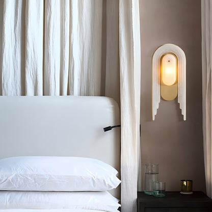 Moderne Alabaster Wandleuchte