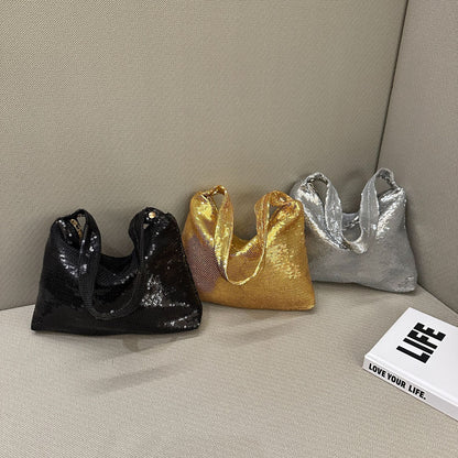 Schimmernde Pailletten Abend-Handtasche