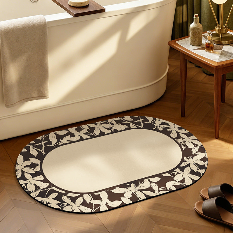 Botanisches Design Badmatte Brehn