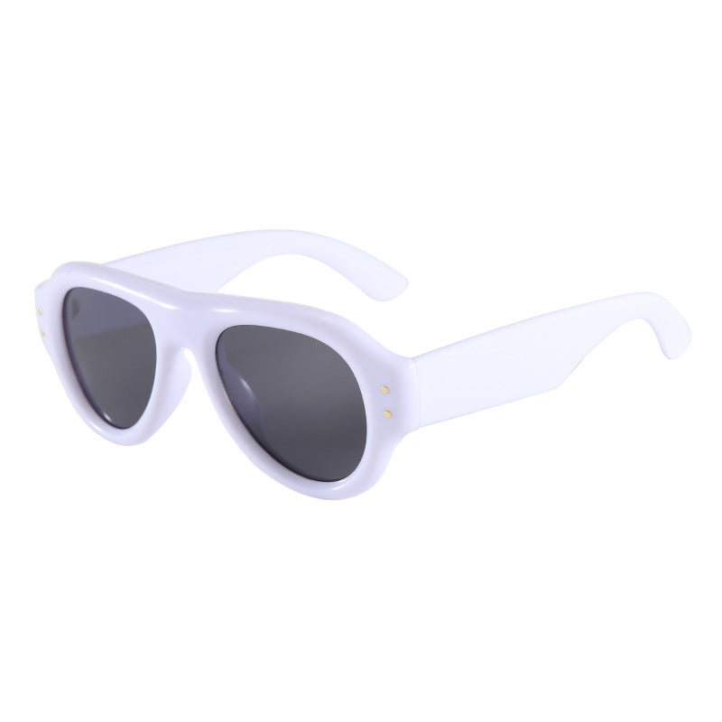 Damen ausgefallene Sonnenbrille im Retro-Stil Brehn