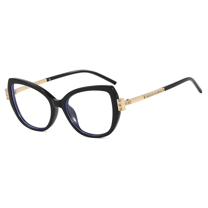 Damen oversized Sonnenbrille mit schützendem UV-Filter und eleganten Akzenten Brehn