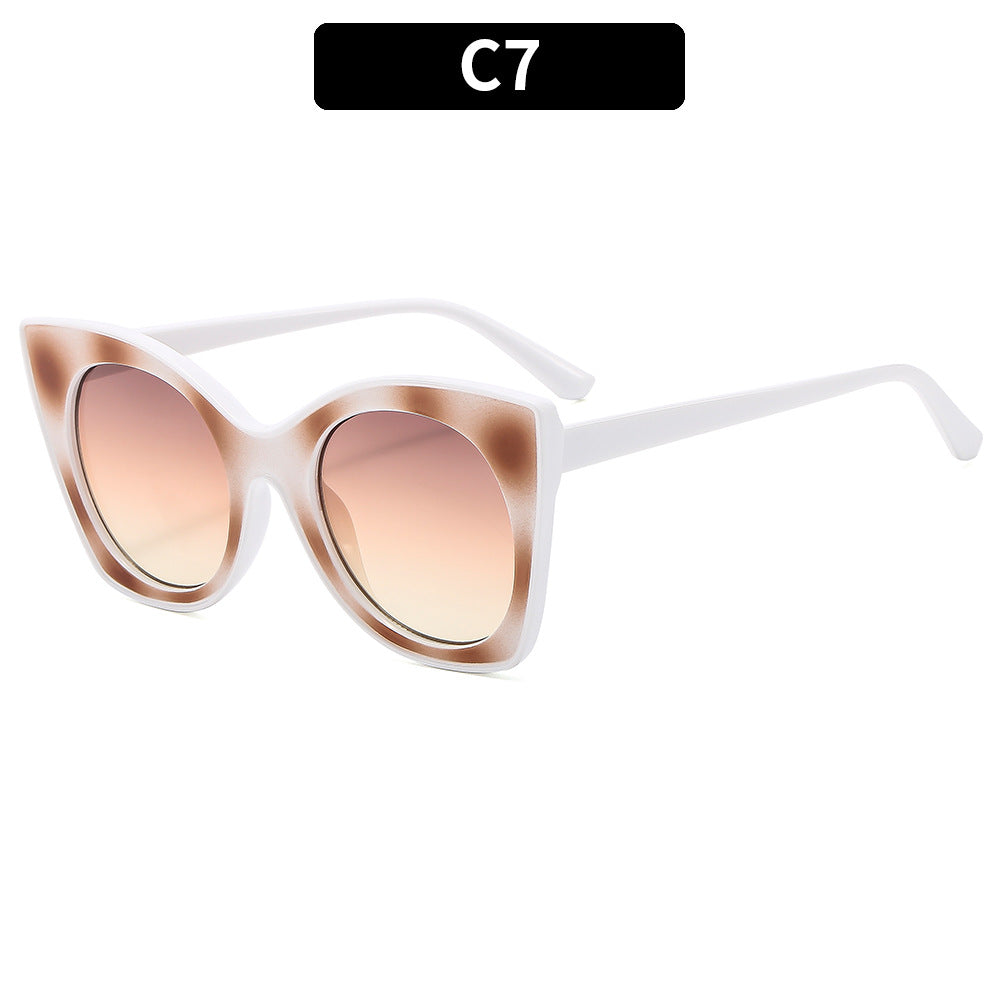 Modische geometrische Cat-Eye Sonnenbrille