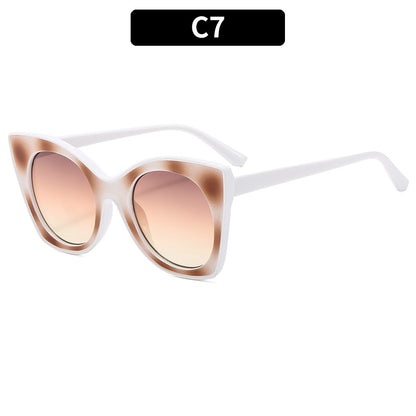 Modische geometrische Cat-Eye Sonnenbrille