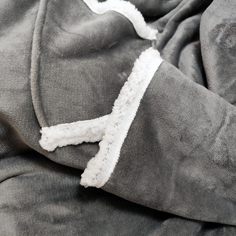 Damen Kuscheliger Überwurf-Poncho aus weichem Fleece Brehn
