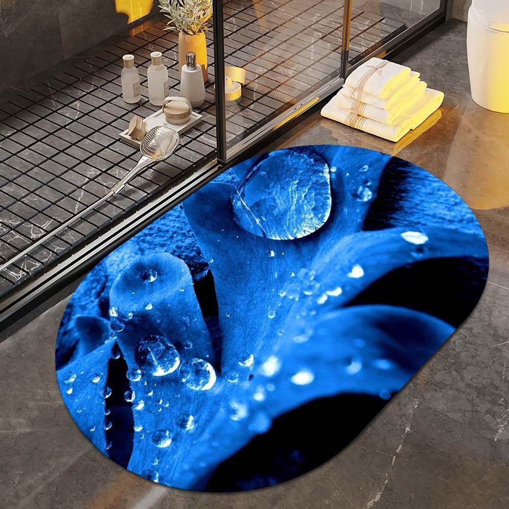 Florale Kunst Badematte Brehn