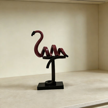 Dekorative Flamingo-Skulptur