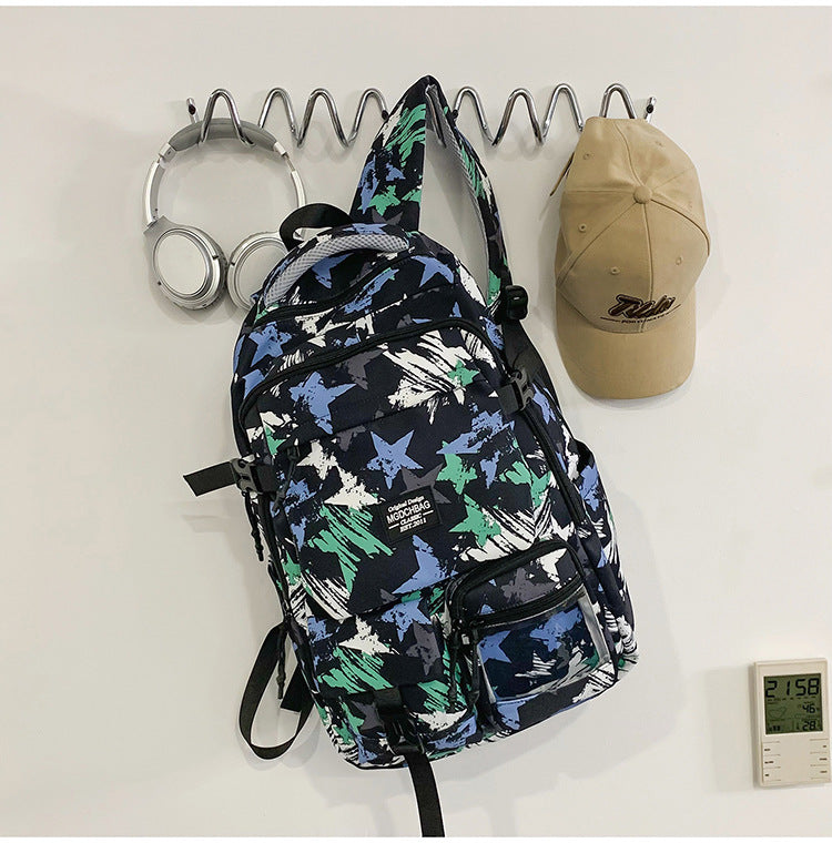 Vielseitiger Sternmuster-Rucksack Brehn