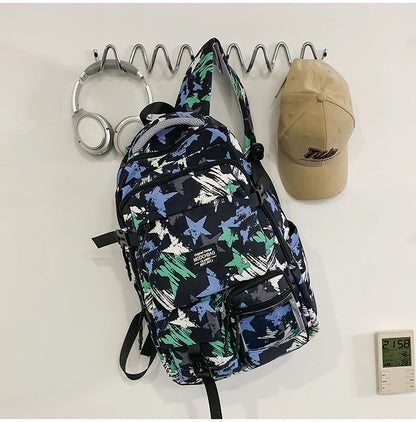 Vielseitiger Sternmuster-Rucksack Brehn