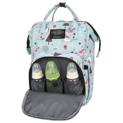 Vielseitiger Blattdruck Reise-Rucksack Brehn