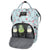Vielseitiger Blattdruck Reise-Rucksack Brehn