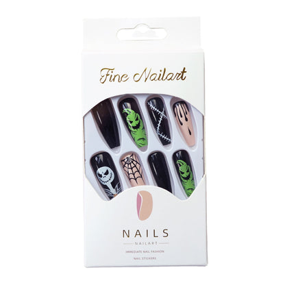 Themen-Halloween-Press-On-Nagelkunst-Set Brehn