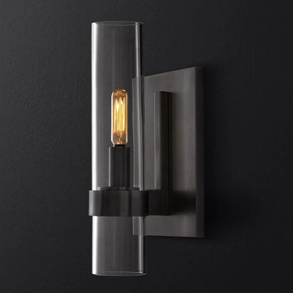 Elegante Glas-Wandlampe