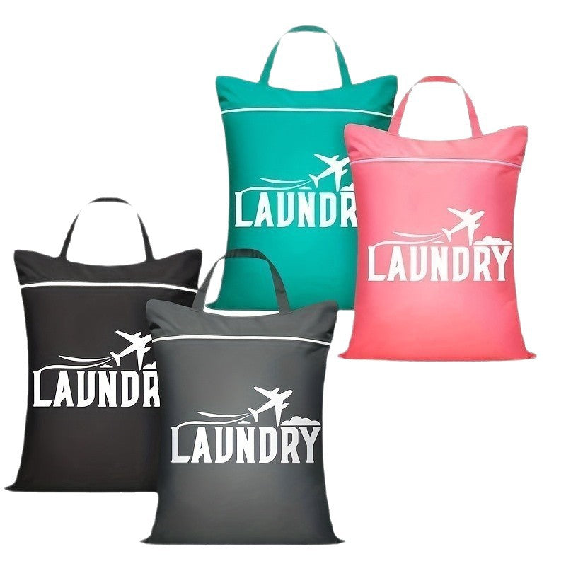 Stylische Wäsche Tasche mit Reißverschluss Brehn