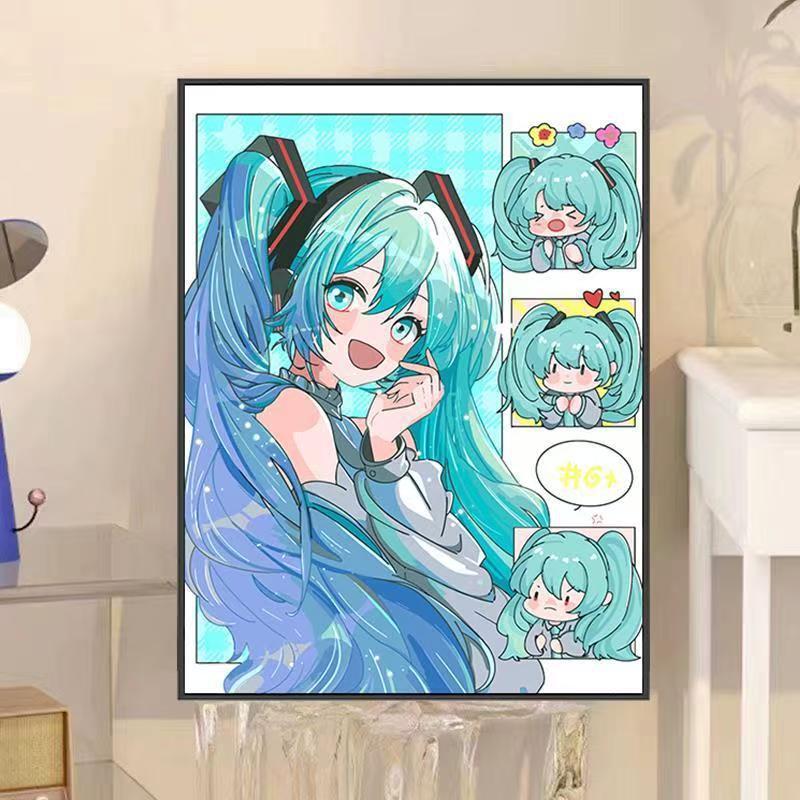 Anime-inspirierte dekorative Wandkunst Brehn