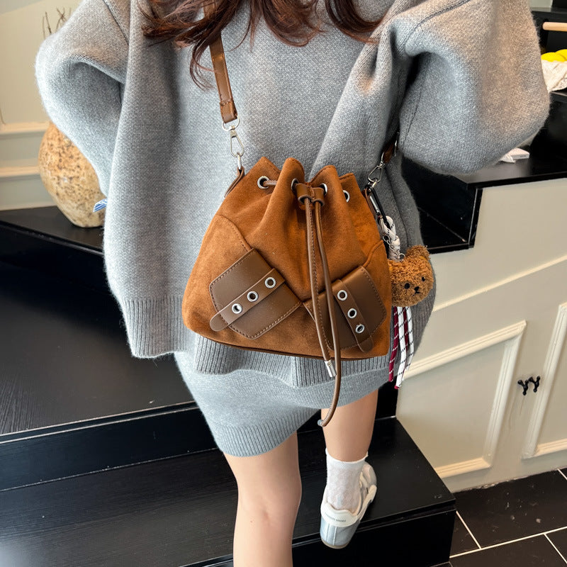 Suede Bucket Bag Brehn