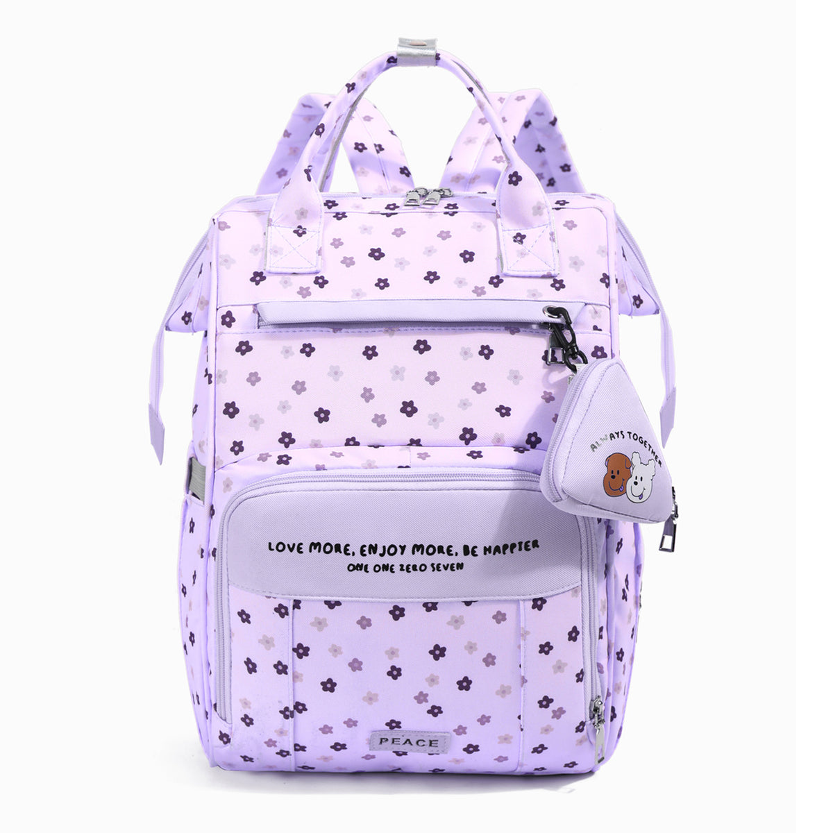 Chic Floral Print Multi-Functional Rucksack Brehn