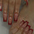 Glitter Tip Stiletto Press-On Nagel Set Brehn