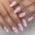 Elegantes florales Design Press-On-Nagelset Brehn