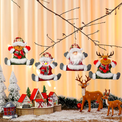 Dekorative Filz Santa Ornament Schale