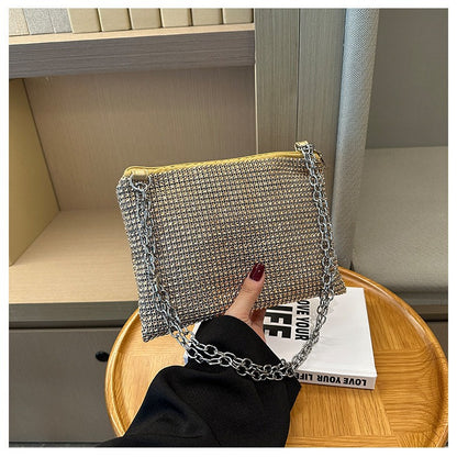 Elegante Perlenbesetzte Abend-Clutch