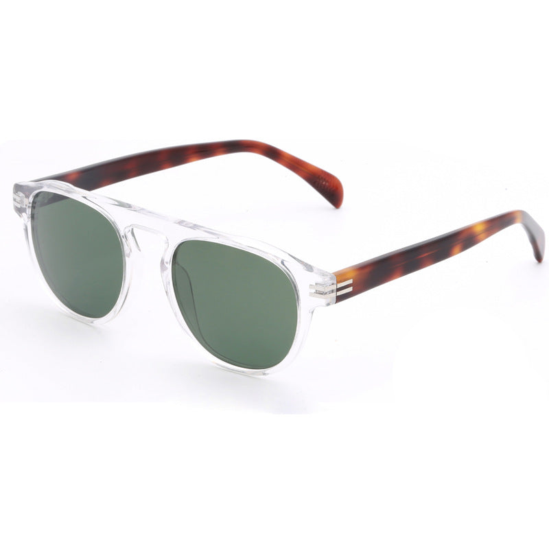 Damen modische Sonnenbrille mit schmalem Rahmen und stylischen Akzenten Brehn