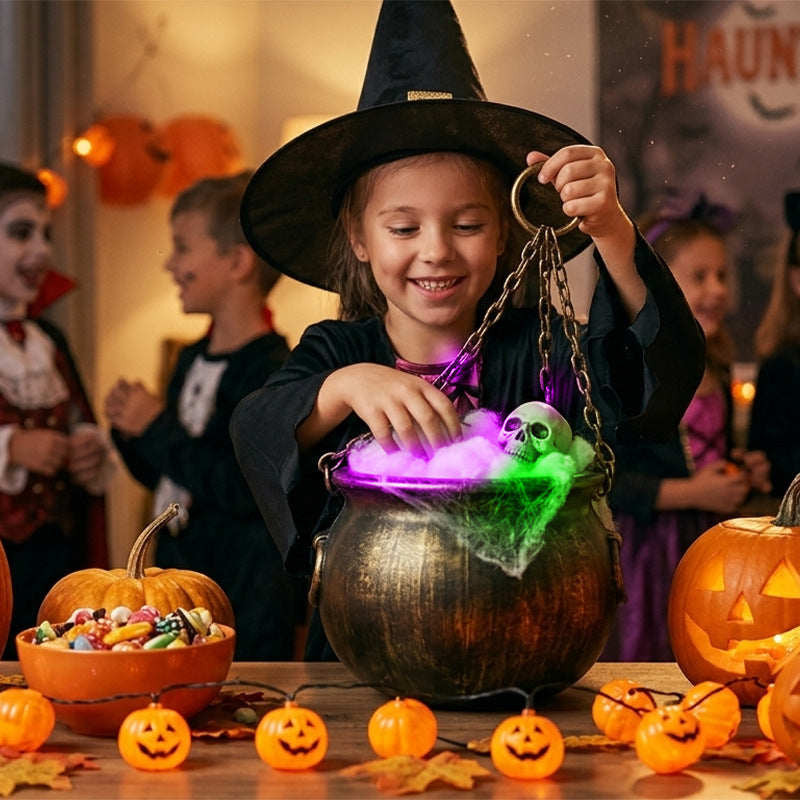 Spooky Illuminierte Kessel Dekoration Brehn