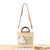 Designer-Handtasche mit Stilvollem Holzgriff und Praktischem Abnehmbaren Schulterriemen Brehn
