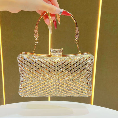Glamouröse Strass-Besetzte Abendhandtasche