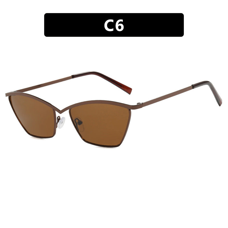 Damen Sonnenbrille im avantgardistischen Katzenaugen-Design Brehn