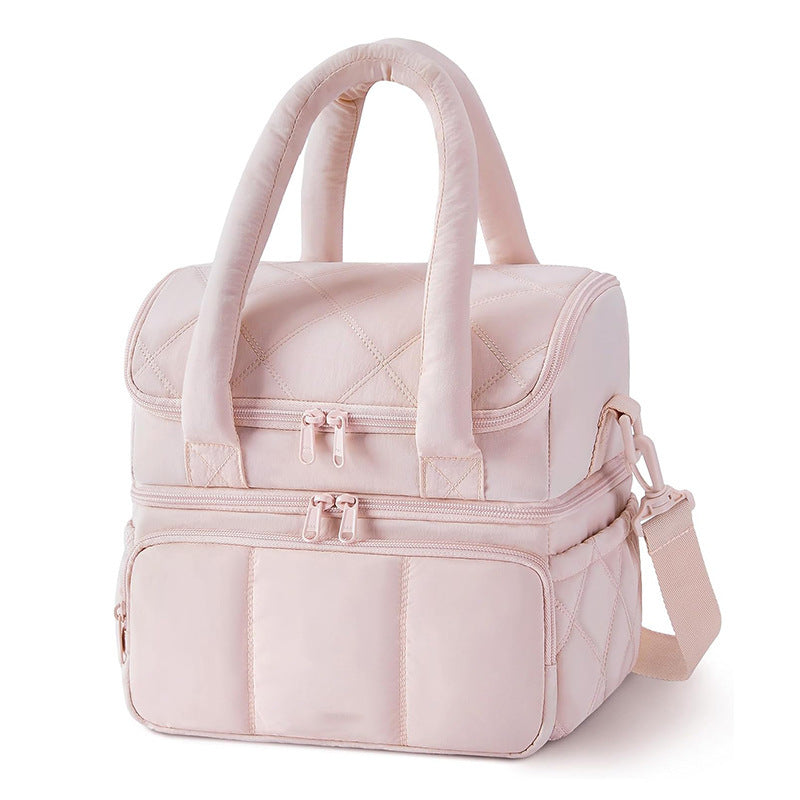 Elegante Kosmetiktasche mit Fächern Brehn