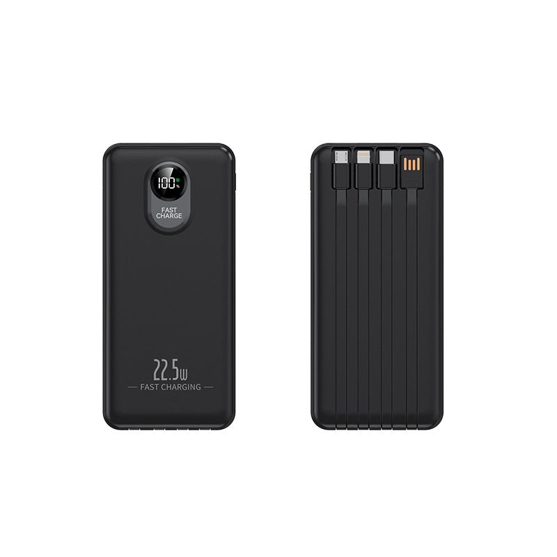 Leistungsstarke Powerbank mit Multifunktionalem Ladeanschluss und Intelligenter Led-Anzeige Brehn
