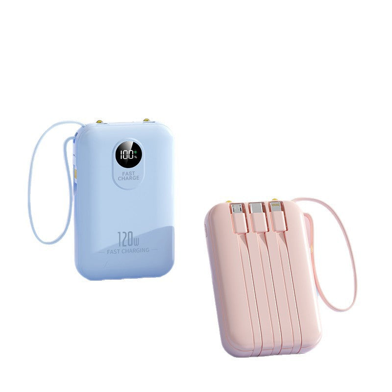 Tragbare Powerbank mit mehrfachen Ladeanschlüssen und digitaler Anzeige Brehn