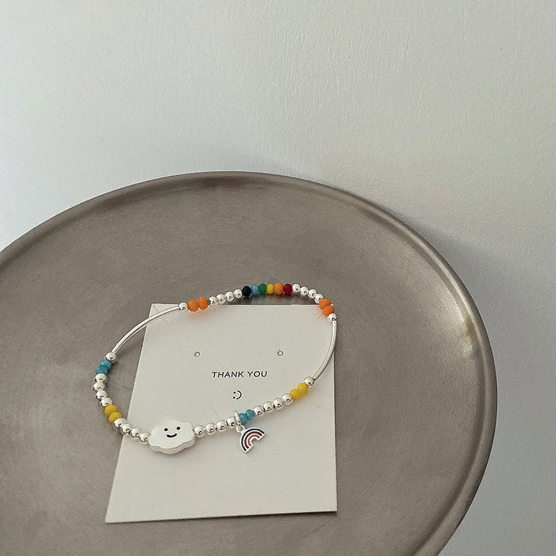 Farbige Charm Perlenarmband Brehn