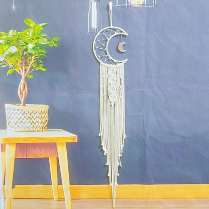 Macrame Mond Wandbehang Brehn