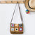 Bequeme Schultertasche mit Buntem Hexagon-Muster Brehn