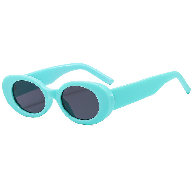 Damen modische Sonnenbrille mit einzigartigem ovalen Rahmen Brehn