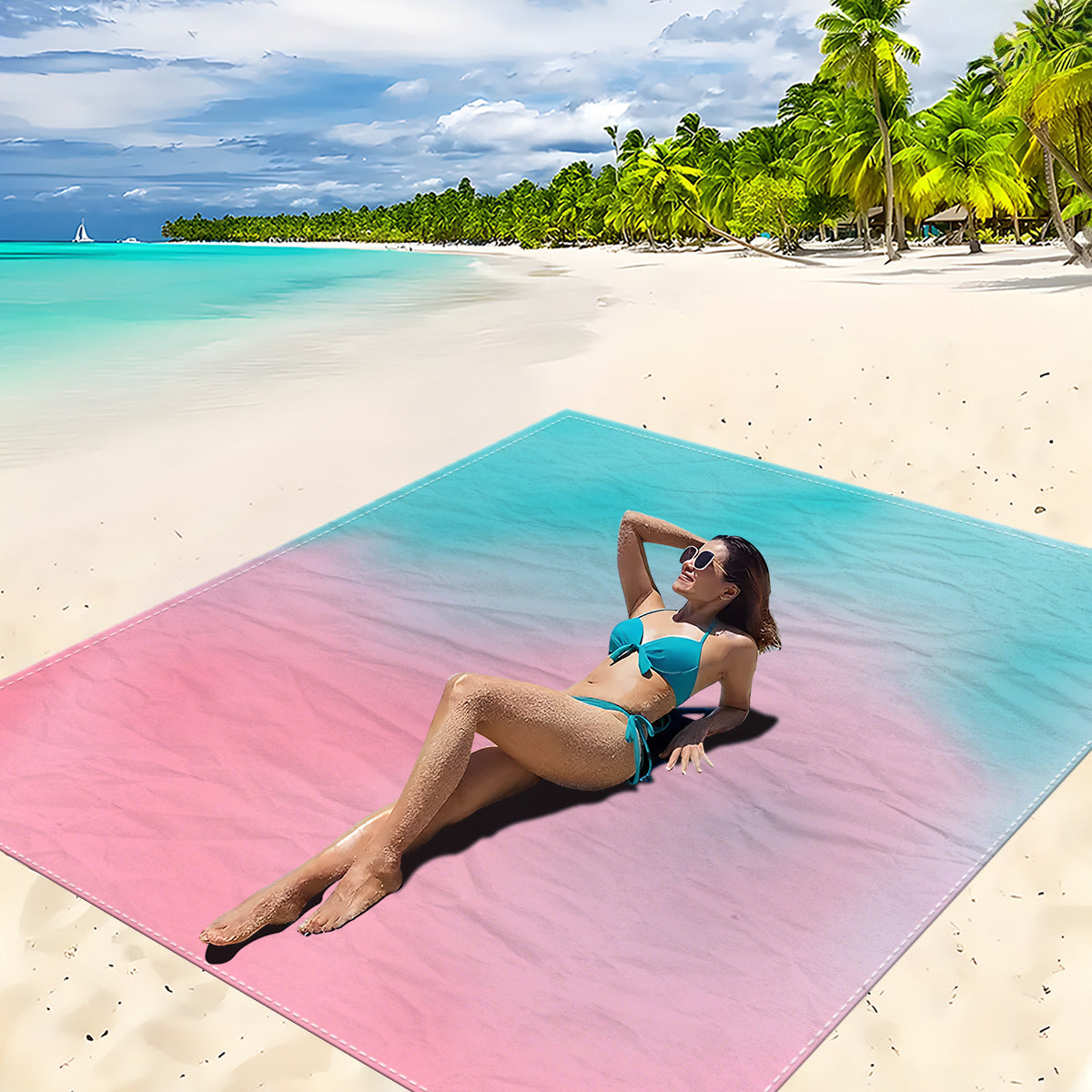 Mandala Design Strandmatte Brehn