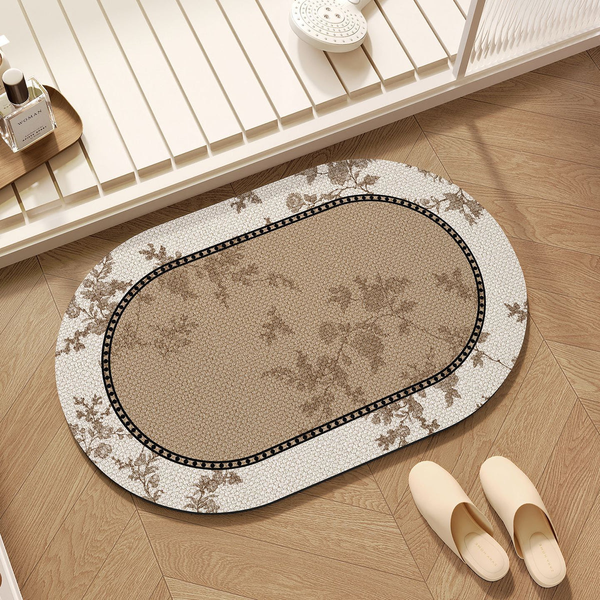 Eleganter floral gemusterter Teppich