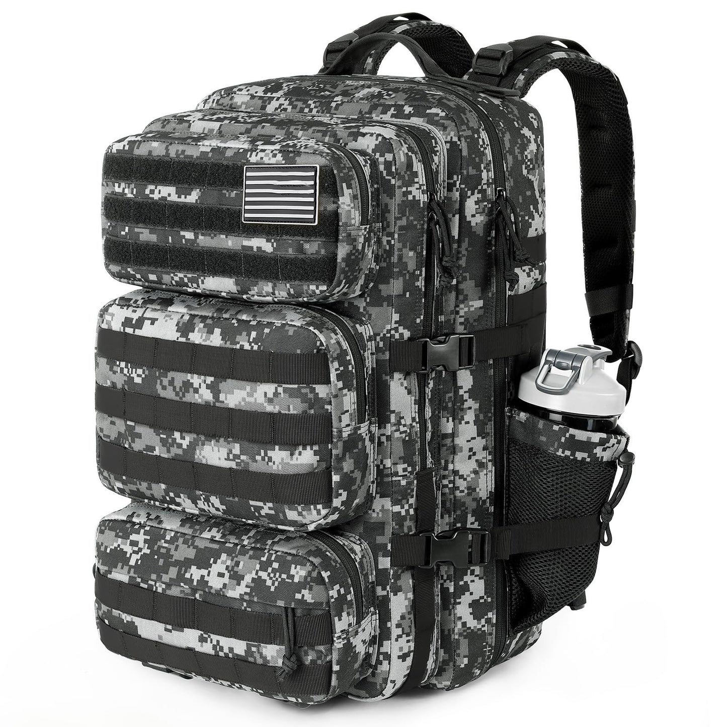 Herren taktischer Militär-Rucksack mit modularen Modulen Brehn