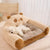 Plüsch Bär-förmiges Hundebett