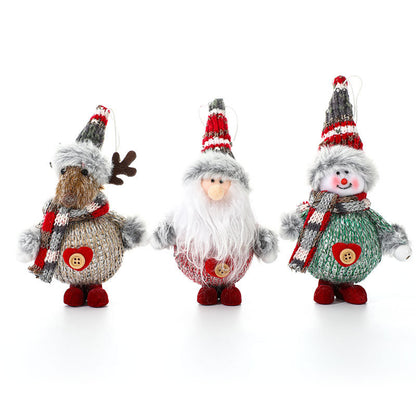 Dekorative Schneemann Figurine Brehn