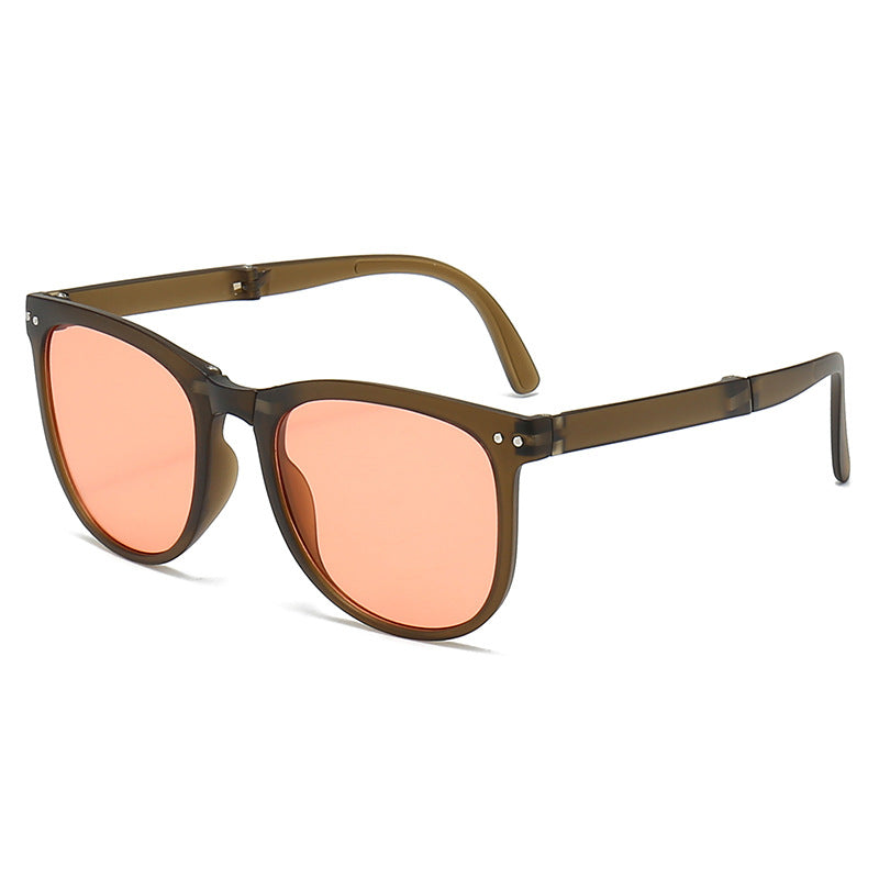 Damen trendige Sonnenbrille mit facettenreichem Rahmen Brehn