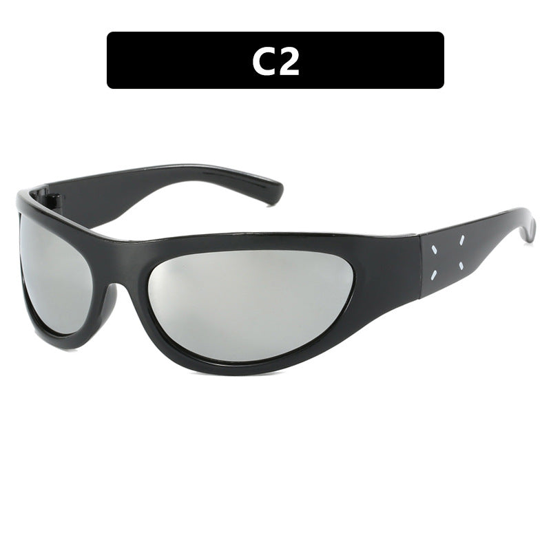 Damen sportliche Sonnenbrille mit ergonomischem Design und umfangreichem UV-Schutz Brehn