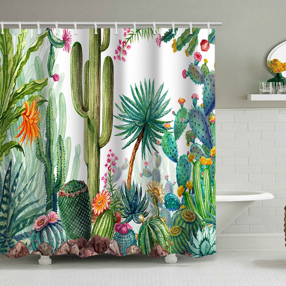 Cactus Garten-Thema Duschvorhang Brehn