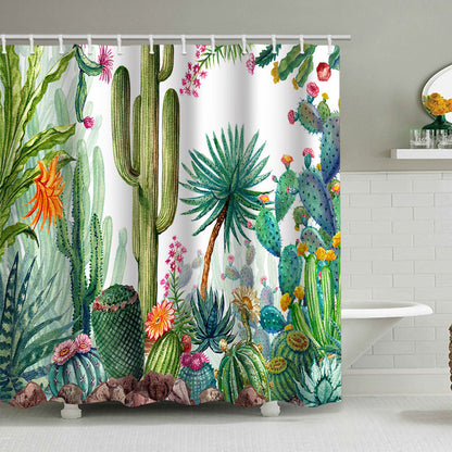 Cactus Garten-Thema Duschvorhang Brehn